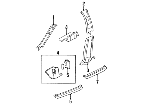 Mazda BC1D-68-381B-09 Cowl Trim Cover Mazda BC1D-68-381B-09 Cowl Trim Cover