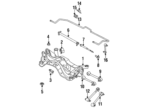 Mazda J001-28-81ZB Differential Mount
