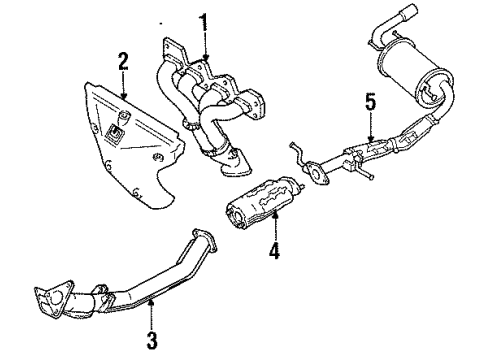 Mazda BPE8-13-450 Manifold Mazda BPE8-13-450 Manifold
