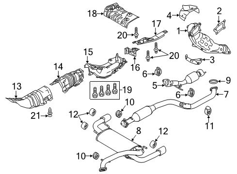 LFR3-40-100 Mazda Muffler