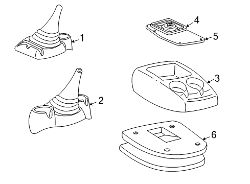 Mazda 1F21-64-328 Ashtray