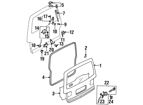 Mazda LA8962350 Lock Actuator