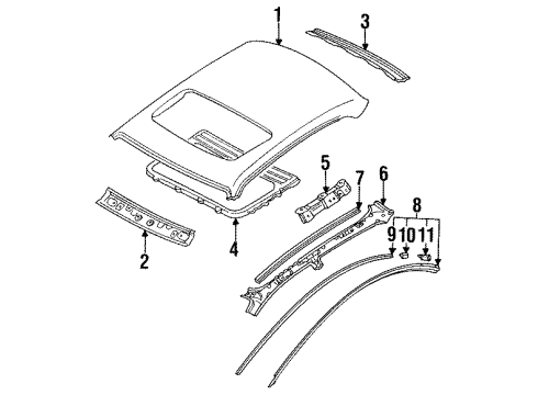 Mazda HG30-50-524B Protector Clip