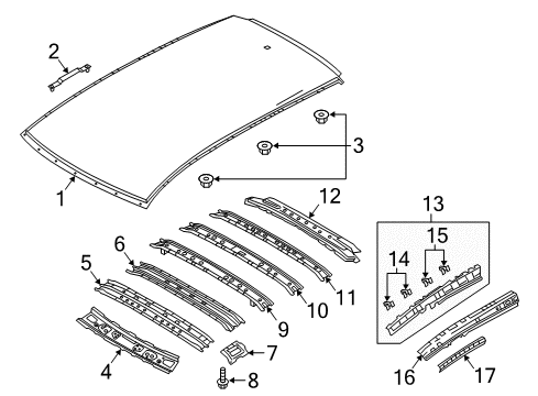 Mazda TEYH-70-700 HEADER,REAR Mazda TEYH-70-700 HEADER,REAR