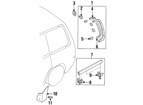 Mazda LA01-50-524A Protector LA01-50-524A Mazda Protector