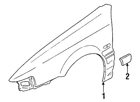 Mazda G717-51-761 Emblem