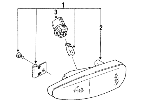 FD01-51-5E0B Mazda Marker Lamp