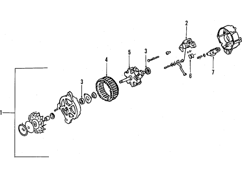 Mazda BA29-41-150B Release Cable