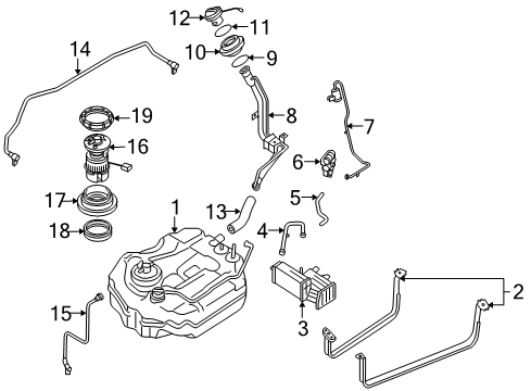 Mazda B37F-60-960A Fuel Gauge Sending Unit Mazda B37F-60-960A Fuel Gauge Sending Unit