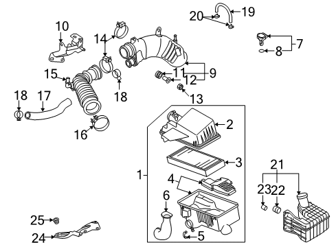 Mazda FP01-21-550 Vehicle Speed Sensor FP01-21-550 Mazda Vehicle Speed Sensor