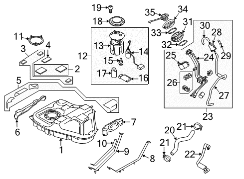 Mazda L3G3-13-150 Fuel Rail
