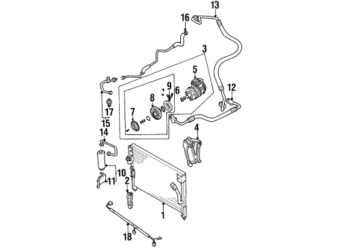 Mazda LC2961480 Condenser Mazda LC2961480 Condenser