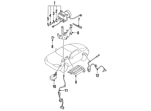 B625-67-740D Mazda Relay
