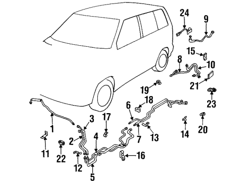 LB85-61-845A Mazda A/C Line