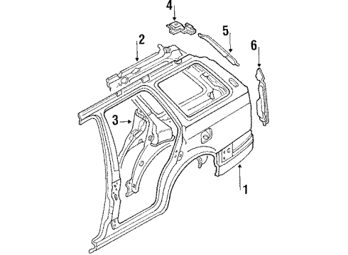 Mazda 8AB1-50-491 Mud Guard