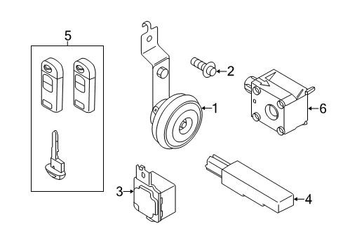 Mazda TAYH-67-5DYB TRANSMITTER,KEYLESS ENTRY