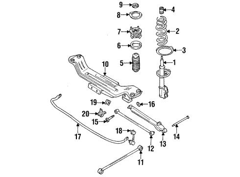Mazda GA2A-28-998A Front Lateral Arm Washer