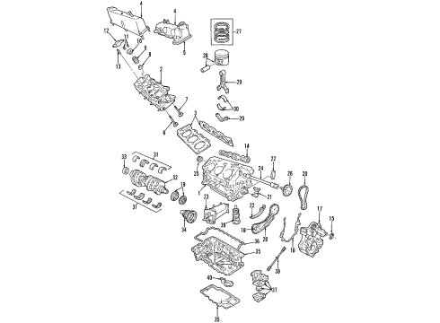 Mazda 1F22-11-709 Intermediate Shaft