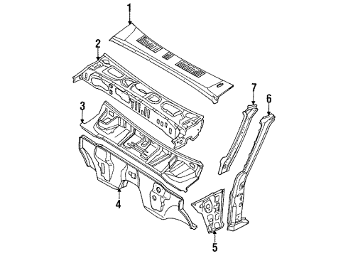 Mazda UB39-52-412A Hinge & Bracket UB39-52-412A Mazda Hinge & Bracket