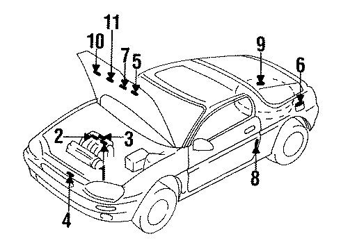 Mazda K805-13-309A Decal