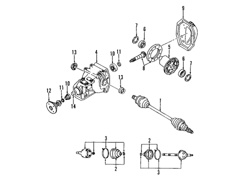Mazda R001-27-401 Pinion Shim Mazda R001-27-401 Pinion Shim