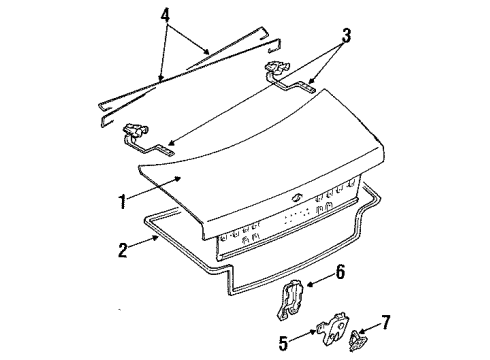 Mazda B455-56-951B Weatherstrip