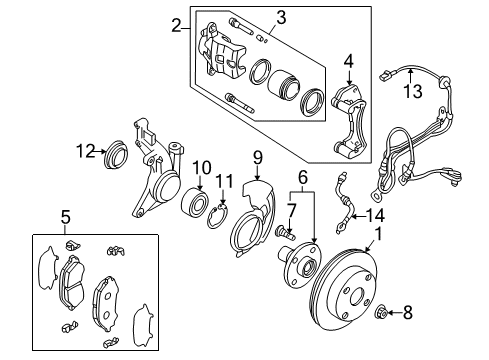 Mazda GFYP-33-98ZA Caliper Mazda GFYP-33-98ZA Caliper