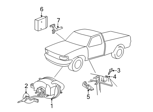 Mazda ZZM0-66-3A1 Actuator Bracket