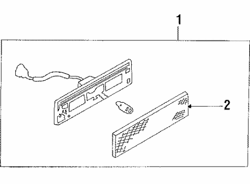 8BF5-51-120 Mazda Marker Lamp Assembly