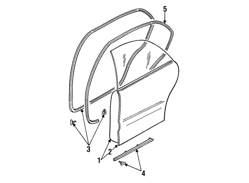 Mazda GA2K-72-031D Outer Panel
