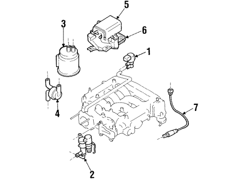 Mazda JE96-13-280 Fuel Pressure Regulator Mazda JE96-13-280 Fuel Pressure Regulator