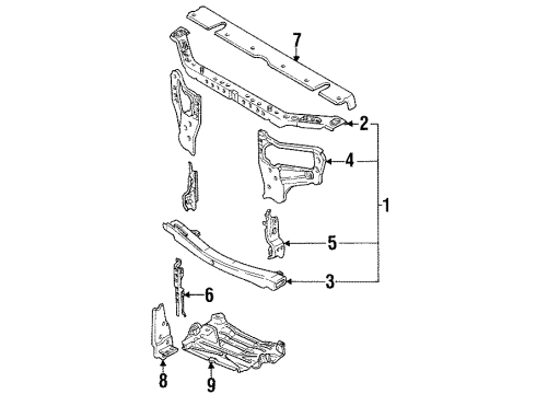 Mazda H3Y0-53-120 Side Panel