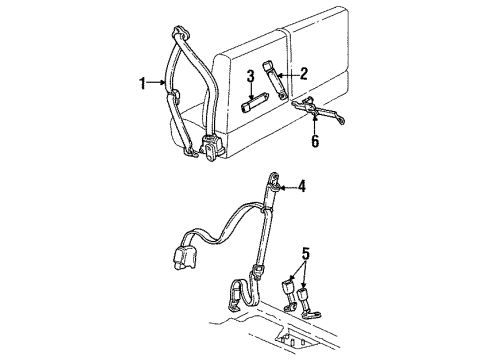 Mazda ZZL6-57-690A-25 Seat Belt Assembly