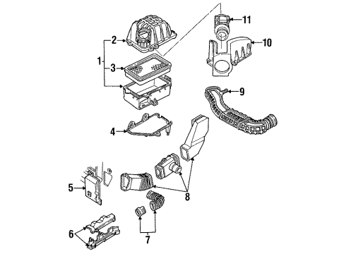 Mazda ZZM8-13-206 Air Tube