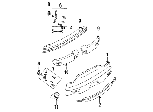 Mazda FD01-50-221B Bumper Cover