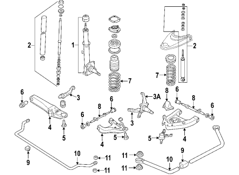 Mazda F001-34-011A Coil Spring Mazda F001-34-011A Coil Spring