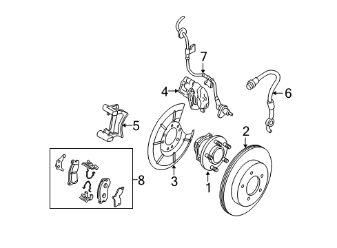 Mazda CCY9-26-71X Caliper CCY9-26-71X Mazda Caliper