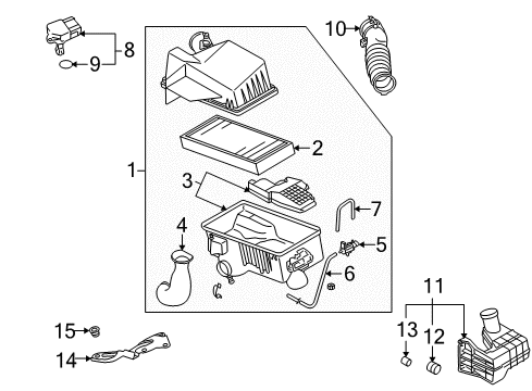 FN01-21-550 Mazda Vehicle Speed Sensor