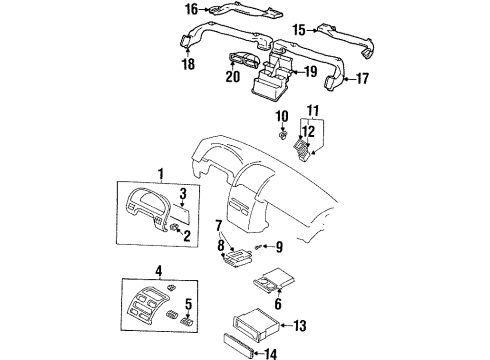 Mazda LA01-64-630B Ashtray