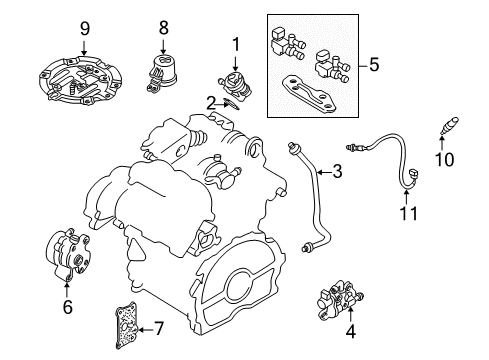 Mazda KJ01-13-250A Injector