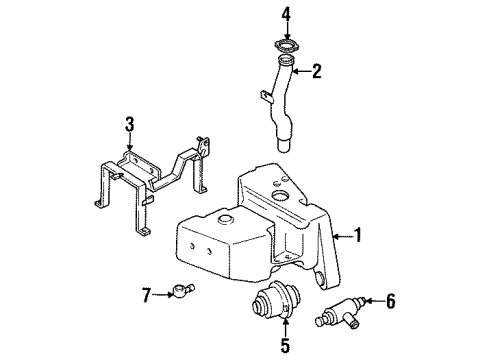 Mazda FB01674C0B Filler Assembly