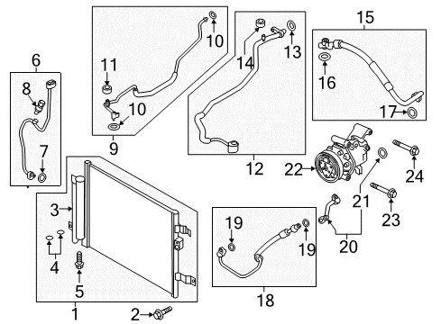 Mazda NG7L-61-466 Pipe No.3, Cooler Mazda NG7L-61-466 Pipe No.3, Cooler