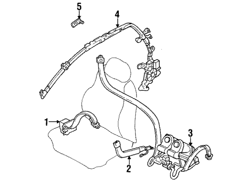 Mazda FCY3-57-990 Slide Assembly Mazda FCY3-57-990 Slide Assembly