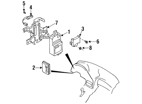 Mazda M020-67-6D1 Resistor