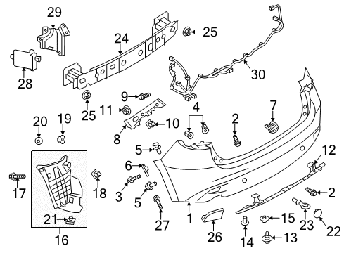 Mazda BJT6-50-EL1-9U Cover-Towing-Hook-R(LH) Mazda BJT6-50-EL1-9U Cover-Towing-Hook-R(LH)