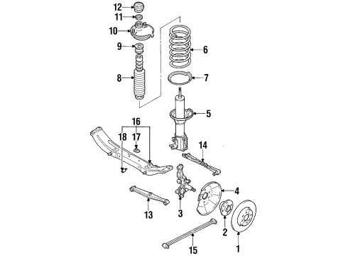 Mazda B613-26-261A Backing Plate