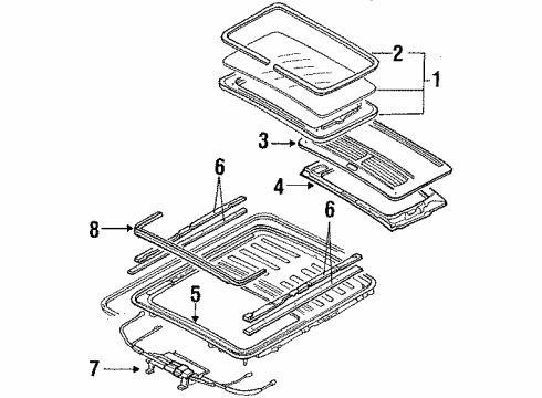 Mazda HE2369825A Weatherstrip