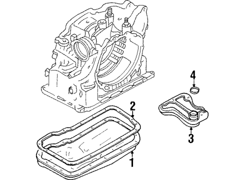 Mazda FU60-21-512B Oil Pan Gasket