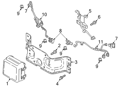 Mazda KA0M-67-Z71 Stay Bracket