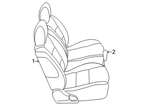 Mazda DNB7-57-150B-02 Seat(Left), Front